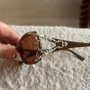Brighton “ summer of love” Brown and Silver Ornate prescription ready glasses